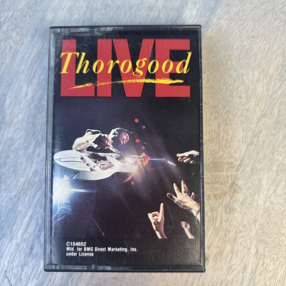 George Thorogood Live Cassette Tape Vintage Blues Rock Destroyers